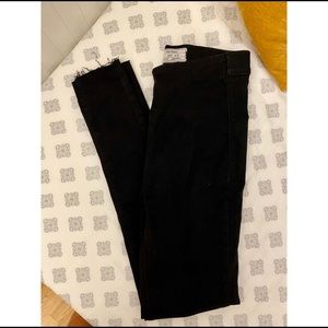 free people black jeggings